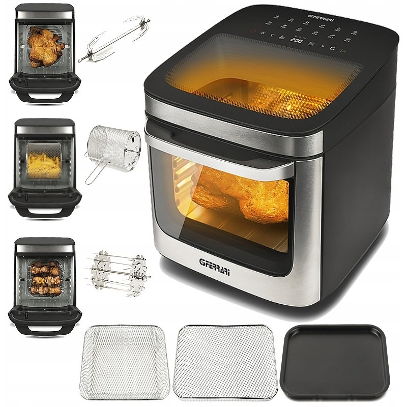 G3FERRARI G10219 Friggisano LUX 13 Multifunkciós forrólevegős sütő 13L (G10219)