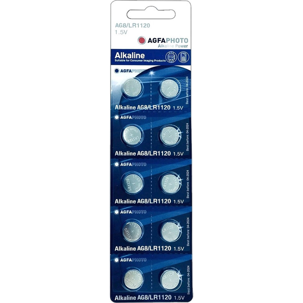 Avide Agfaphoto Gombelem - Alkáli Ag8 Lr1120 B10/ 1 db
