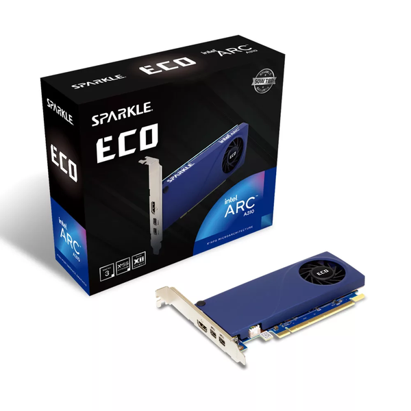 Sparkle Intel Arc A310 4GB GDDR6 Eco Videókártya