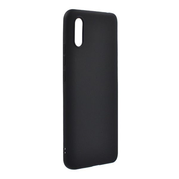 Szilikon telefonvédő (matt) FEKETE [Xiaomi Redmi 9A (Redmi 9 AT)] (5996591005829)