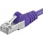 PREMIUMCORD UTP CAT6A Összekötő Lila 2m sp6asftp020V