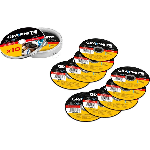 Fémvágó Korong 115 x 1, 0 x 22, 2 mm 41 A60-T-Bf, Inox, 10 db