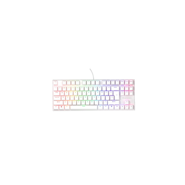 Thor 303 | Mechanical Gaming Keyboard | Wired | Us | White | Usb Type-a | Outemu Peach Silent
