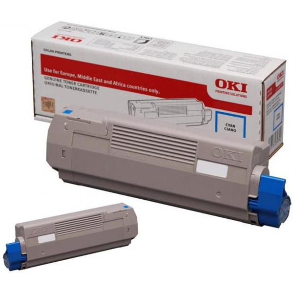 Oki 46508711 Синьо тонер с голям капацитет