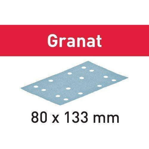Festool 80x133 P150 GR/100 497121 Csiszolólap Szemcsézet 150 (H x Sz) 80 mm x 133 mm 100 db (497121)