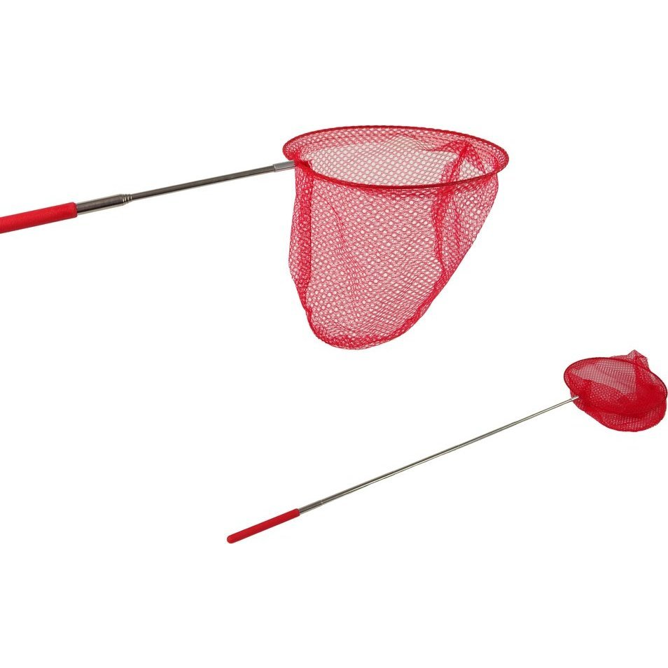 Pillangóháló Rovarháló Összecsukható Teleszkópos 85 Cm Piros 15097 (15097)