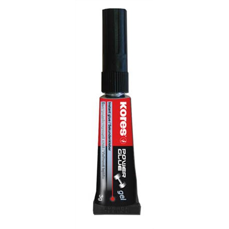 Instantné lepidlá Kores - Power Glue gél 3 g
