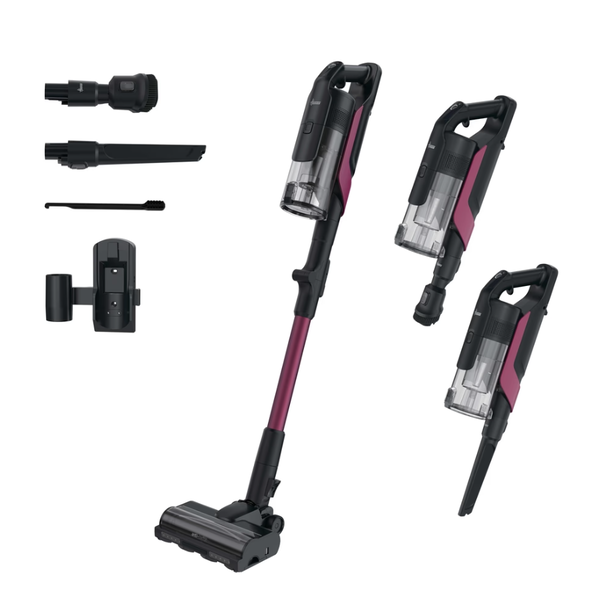 Hoover HF610HX 011 Stick vakuum Batteri Dry EPA Poseløs 0,7 L 650 W Magenta 4 At