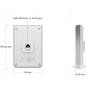PUNKT DOSTĘPOWY UQ-U6-IW UniFi Wi-Fi 6 2.4 GHz, 5 GHz, 573.5 Mbps + 4800 Mbps UBIQUITI