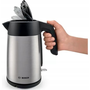 Bosch TWK7L460 електрическа кана 1,7 Д 2400 W Неръждаема стомана