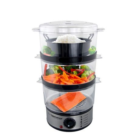 Parní hrnec Esperanza STEAM VOLCANO EKG009 7 l bezbarvý 400 W