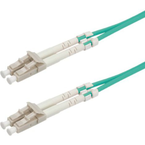 Value 21.99.8702 Üvegszál LWL Csatlakozókábel [1x LC dugó - 1x LC dugó] 50/125 µ Multimode OM3 2.00 m (21.99.8702)