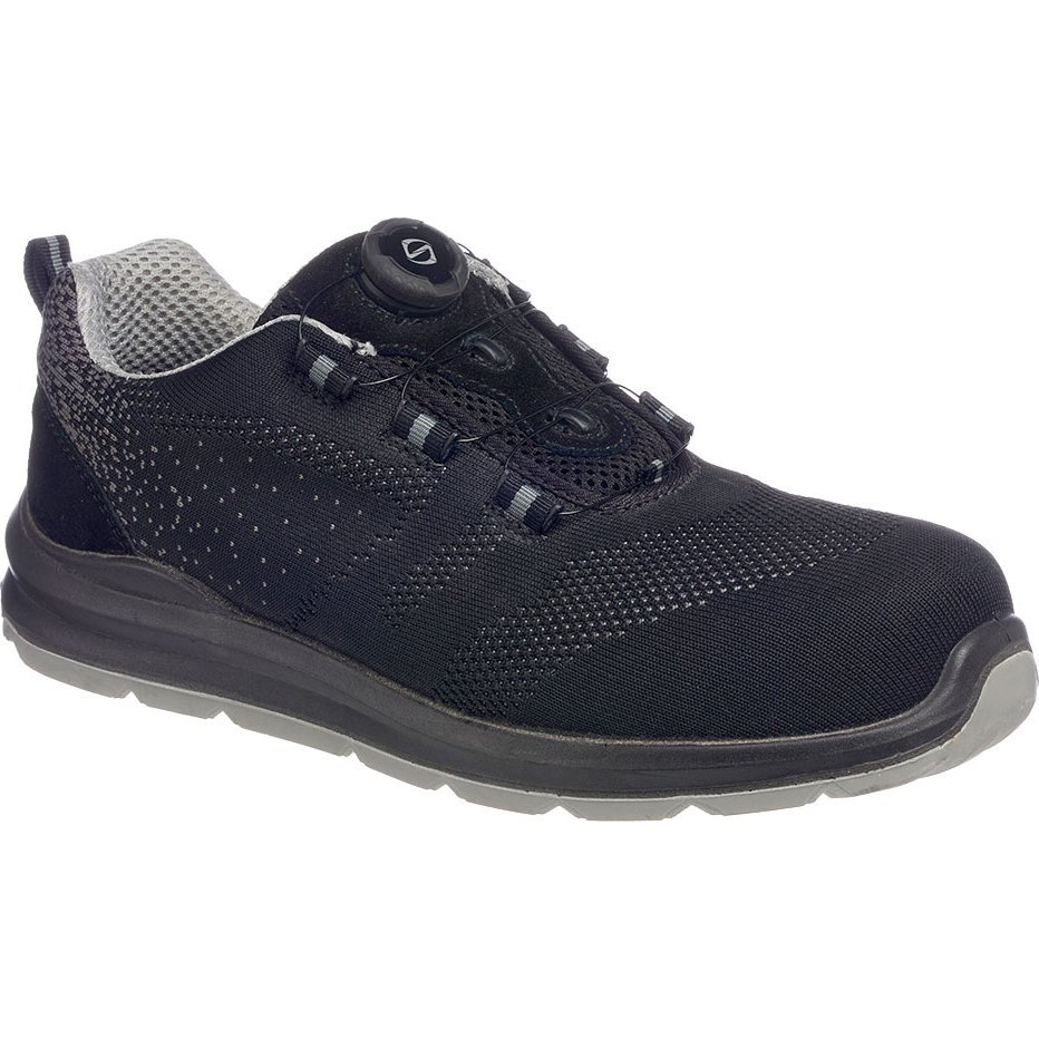 Portwest Compositelite Önbefűzős Munkavédelmi Cipő - 45, S1P, Fekete/Szürke (BHP FT08 45)