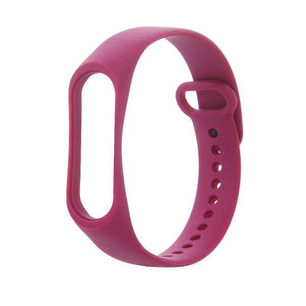 Xiaomi Mi Band 5 / 6 Szilikon szíj - Eper