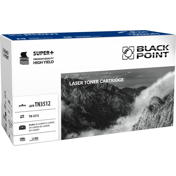 Black Point LBPBTN3512 – съвместим черен тонер за TN-3512