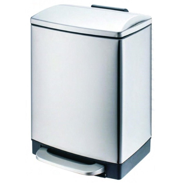BIN SQUARE WITH PED T-F11612SS 12L SATIN