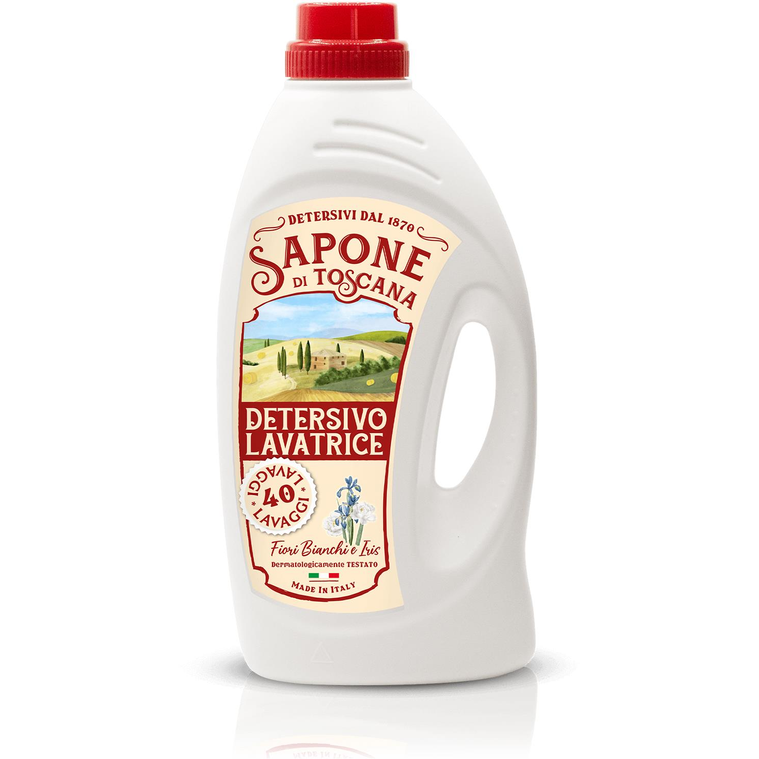 SAPONE DI TOSCANA Fiori Bianchie Iris 1,85 l (40 mosás) (8011693001702)