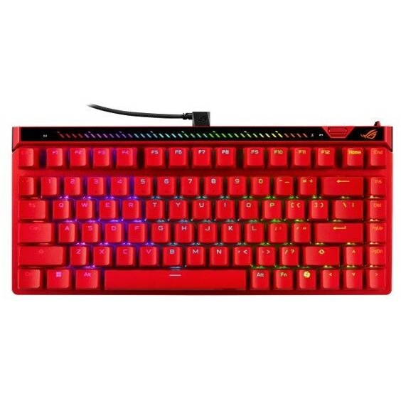 Клавиатура ASUS ROG Falchion ACE 75 HE — 90MP047H-BKUA60, американска подредба