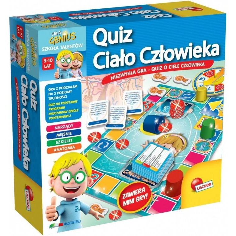 Lisciani I'm a Genius Kvízjáték - Az Emberi Test (304-PL67794)