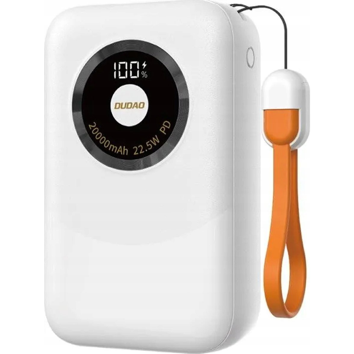 Dudao K21 Mini Powerbank 10000mAh 22.5W USB-A / USB-C Bézs (6976625332991)