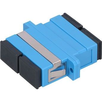 Extralink ADAPTER SC/PC SC/UPC SM DUPLEX - Adapter optikai adapter SC/UPC 2000 db Kék