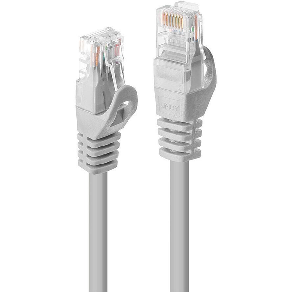Lindy 48363 netværkskabel Grå 2 m Cat5e U/UTP (UTP)