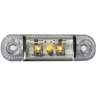 LED-es oldalsó helyzetjelző lámpa, rövid, narancs, 12/24 V, SecoRüt 61281 (61281)