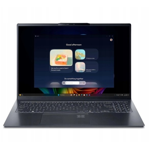 Acer Swift Go 16 SFG16-61-R18J AMD Ryzen AI 7 350 Computer portatile 40,6 cm (16") WUXGA+ 32 GB LPDDR5x-SDRAM 512 GB SSD Wi-Fi 7 (802.11be) Windows 11 Home Grigio