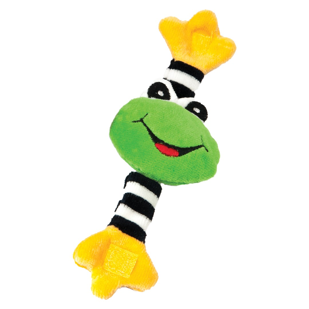 Hencz Toys Béka alakú plüss csörgő (010)