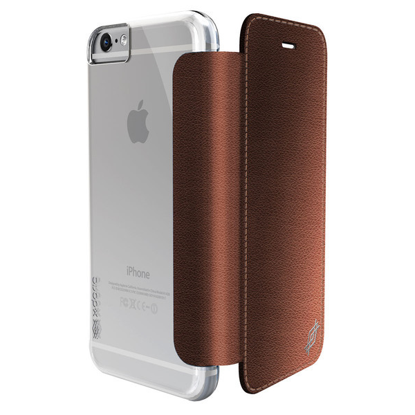 X-Doria Engage Folio Lux Apple iPhone 6/6s Védőtok - Barna (3X148908A)