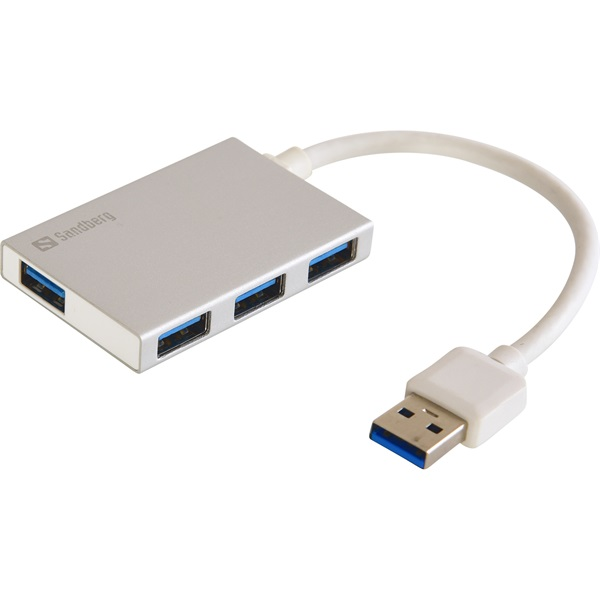 SANDBERG Hub és elosztó, USB 3.0 Pocket Hub 4 ports (133-88)