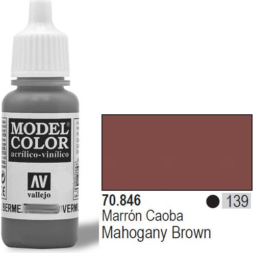 Vallejo Model Color Mahogany Brown Akrilfesték 70846