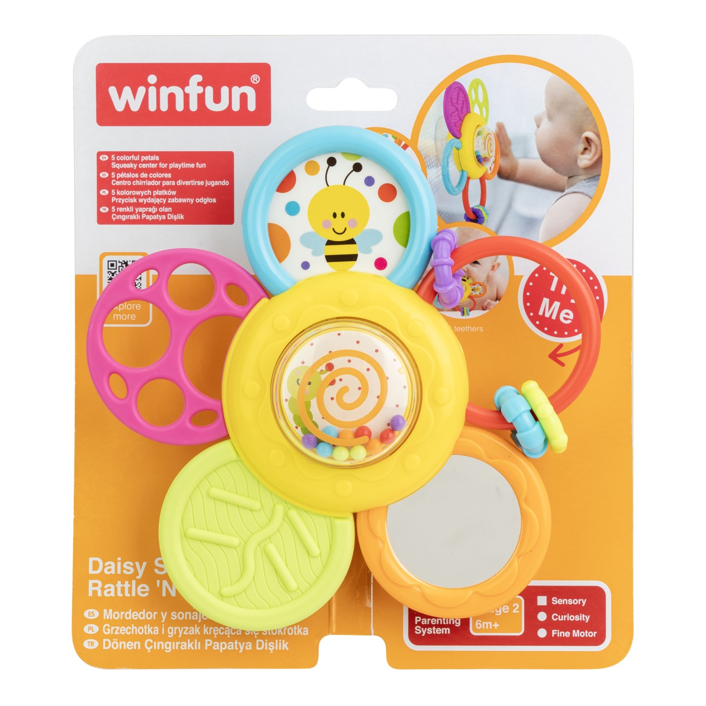 Virág Formájú Csörgő (Win000776)