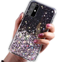 Fusion Glue Glitter Apple iPhone 13 Pro Max Szilikon Tok - Fekete