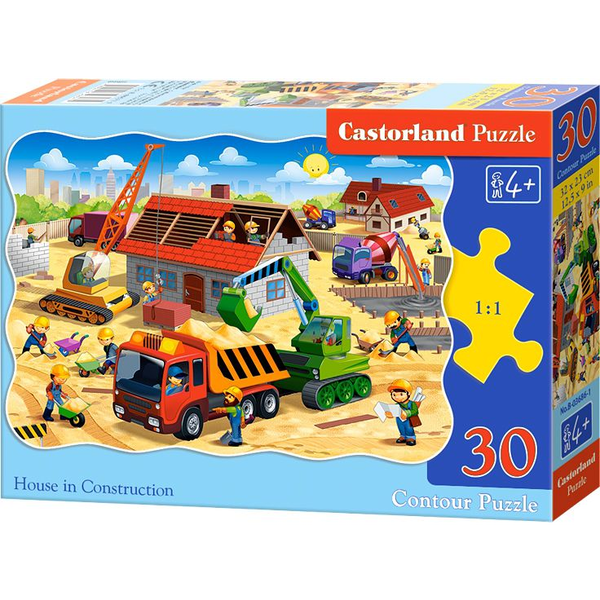 Castorland House in Construction Пъзел 30 броя Деца
