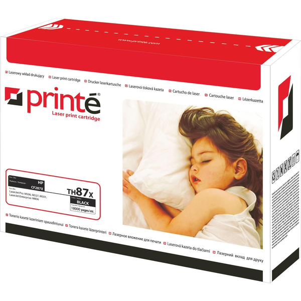 Printe TH87X черна съвместима касета за принтер HP CF287X