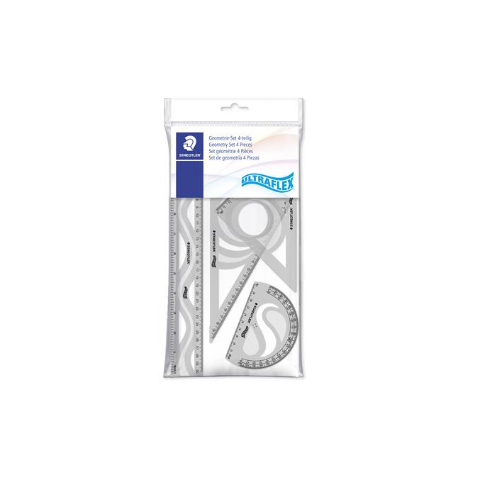 Staedtler Ultraflex Műanyag hajlítható vonalzókészlet - 4 darabos (569PB4UF-S)