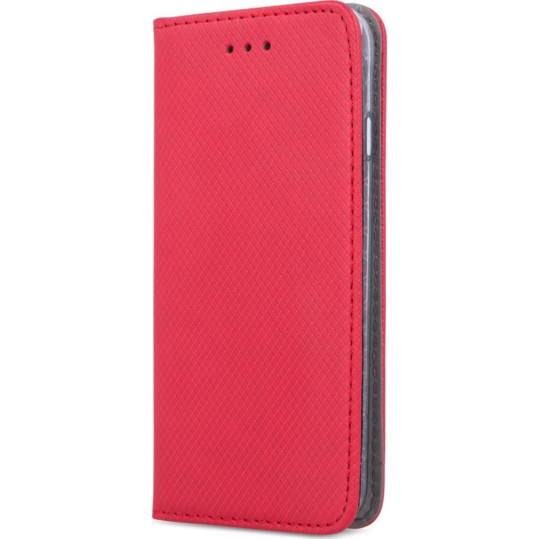 Smart Magnet Samsung A356 Galaxy A35 Oldalra Nyíló Mágneses Könyv Tok Szilikon Belsővel Piros (GSM178679)
