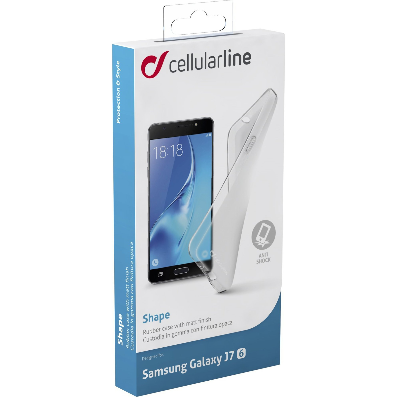Cellularline SHAPECGALJ716T telefontok 14 cm (5.5