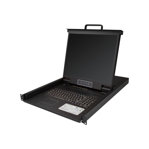 StarTech.com RKCONS1908K стелажна конзола 48,3 см (19") 1280 x 1024 пиксела Стомана Черен 1U