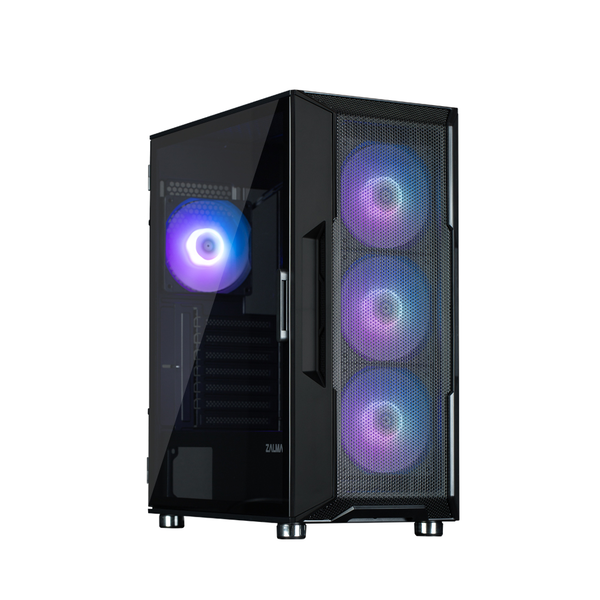 Počítačová Skříň Zalman I3 NEO ARGB BLACK midi tower, černá