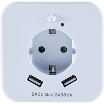 InnTec (SLED02) LED-es éjszakai fény mozgásérzékelővel LED Melegfehér Fehér (SLED02)