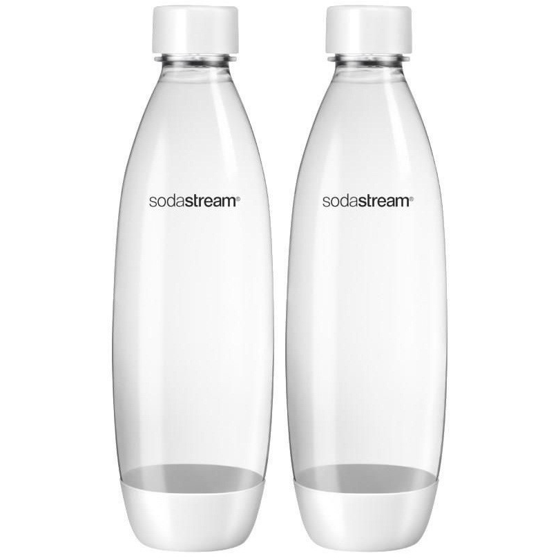 SodaStream Fuse 1L palack szódagéphez - Fehér (2db/csomag) (FUSE WH)