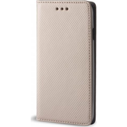 Smart Magnet Samsung N980 Galaxy Note 20 Oldalra Nyíló Mágneses Könyv Tok Szilikon Belsővel Arany