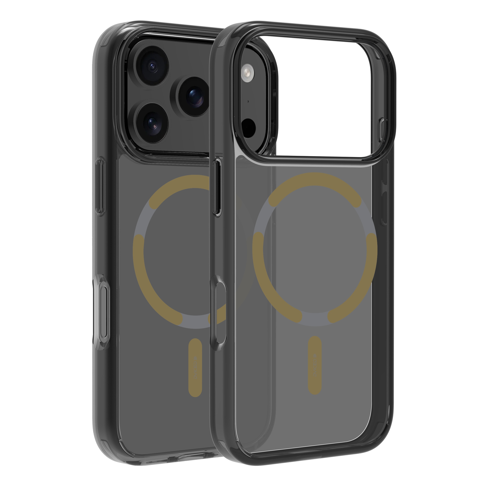 DVICED MagSafe kompatibilis tok Apple iPhone 17 Pro füstös fekete-arany (DV511052)