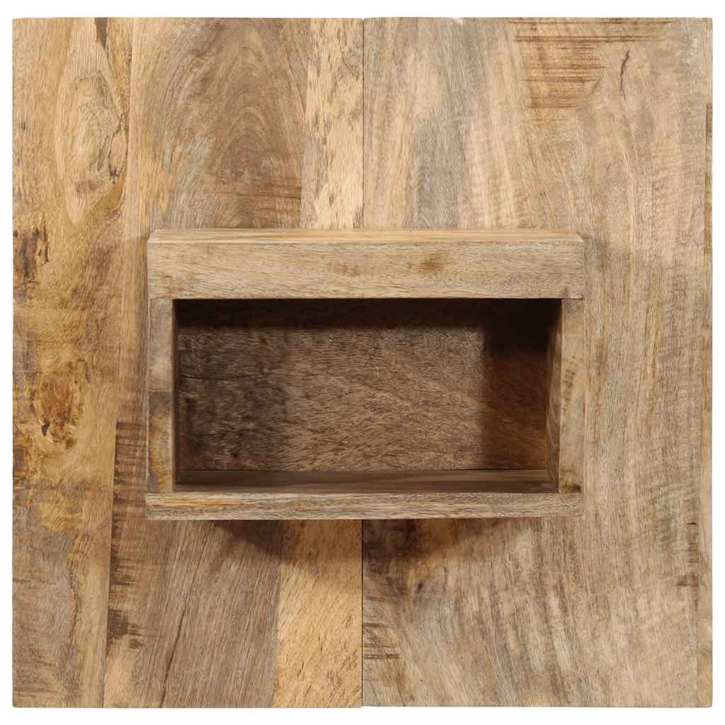 Éjjeli szekrény 50x27x50 cm tömör durva fa mangó (4017521)