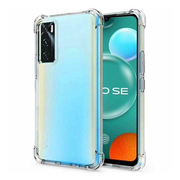 Szilikon telefonvédő (közepesen ütésálló, légpárnás sarok) ÁTLÁTSZÓ [vivo Y11s] (5996591152660)