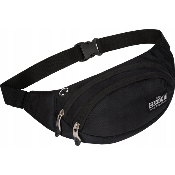 St.Right Black Vintage Kétzsebes Övtáska - 674730