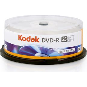 Kodak DVD-R 4.7 GB 16x 25 sztuk (3936177 /1410325)