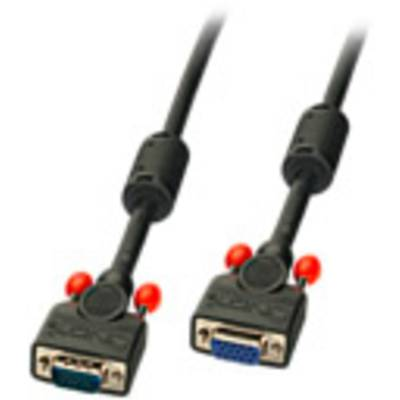 Lindy 36391 VGA кабел 0,5 м VGA (D-Sub) Черен